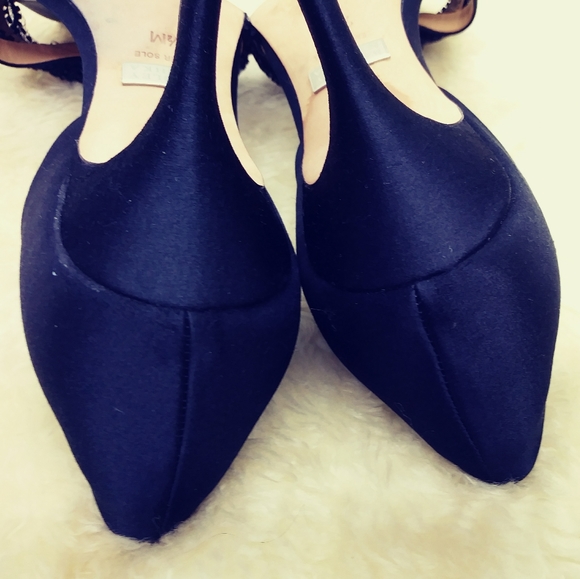 Bagley Mischka D'Orsay Peep Toe size 7.5 - Picture 8 of 8